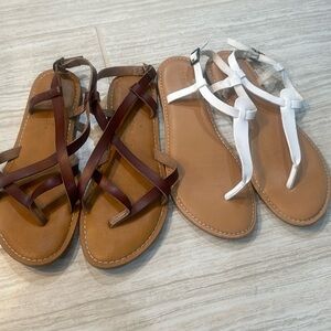 Women’s sandals both size 8.5